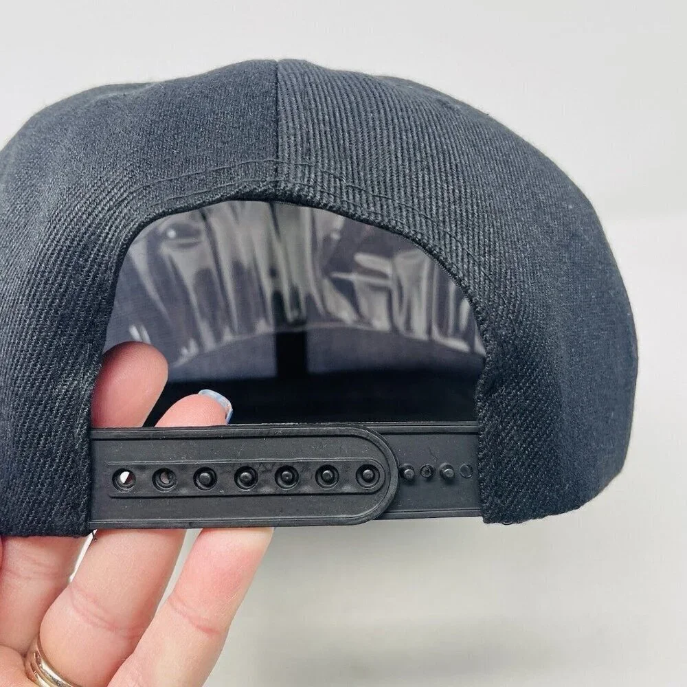 Mens Skeleton Hand with Microphone Canvas Trucker Hat‎ Snapback Adjustable Cap